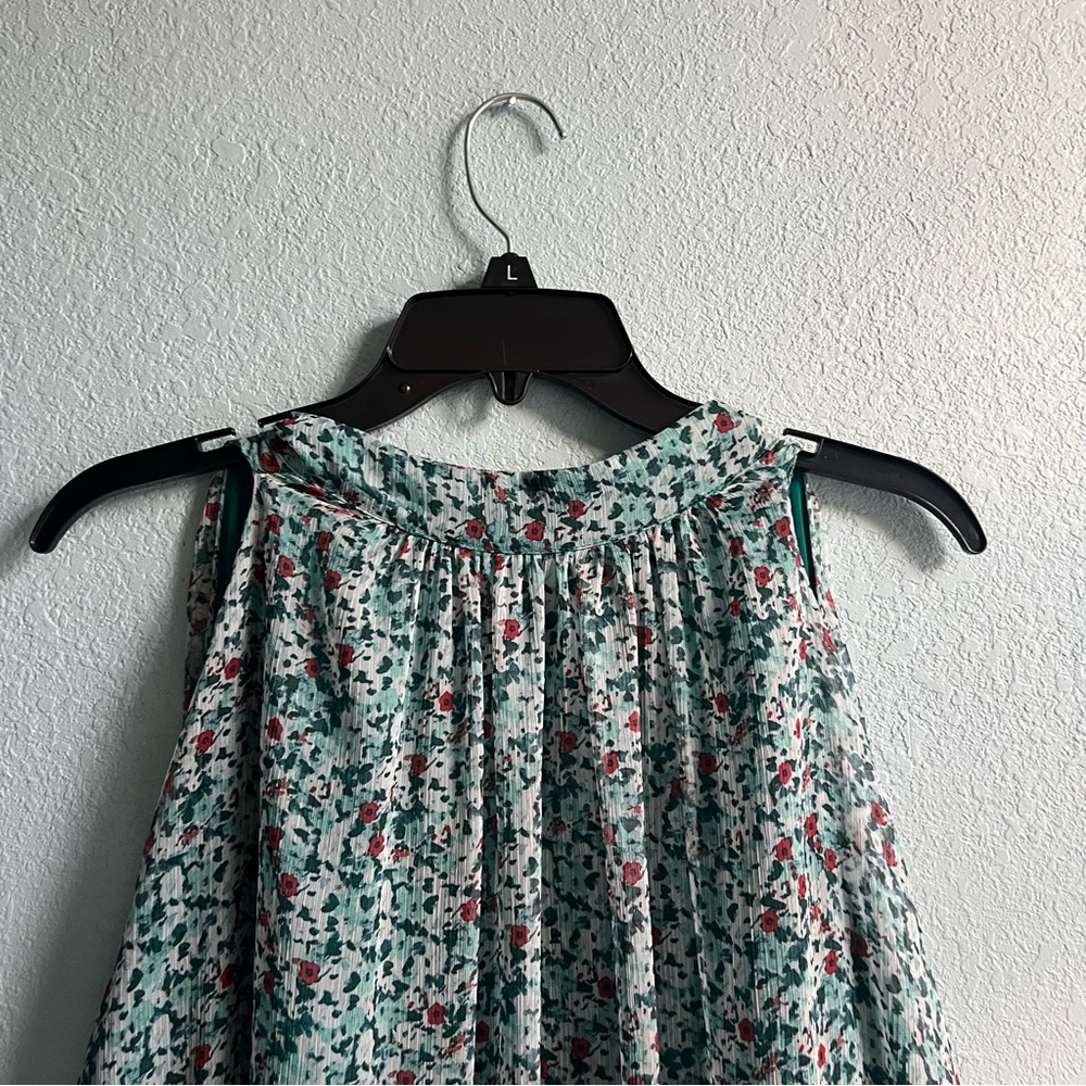 TEXTILE Elizabeth and James Mint Green Floral Maxi Dress - Picture 6 of 9